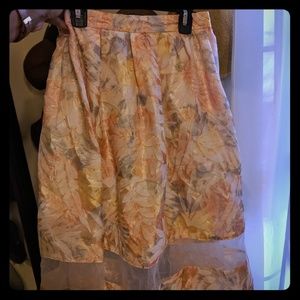 Floral skirt